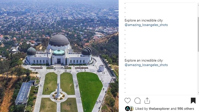 Griffith Park Observatory date