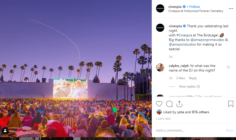 Outdoor Summer Movies in LA