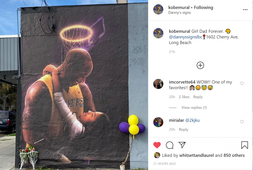 Kobe Mural Long Beach Dannys Signs