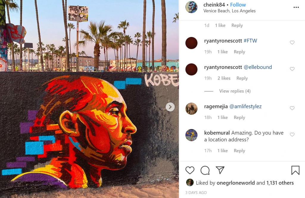 Kobe Mural Venice Beach