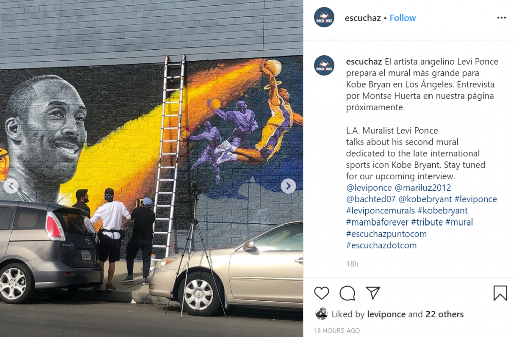 Kobe Mural 1st and LABrea