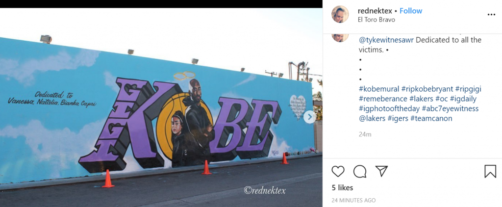 Kobe Mural Costa Mesa