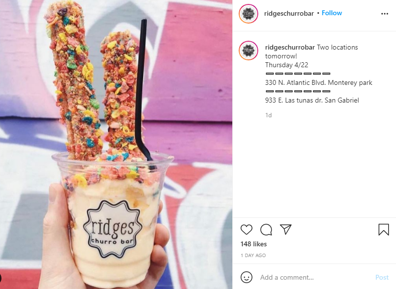 Ridges Churro Bar