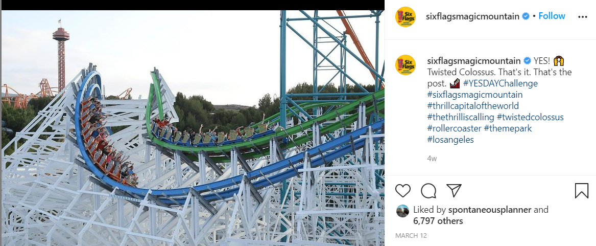 Six flags re-open