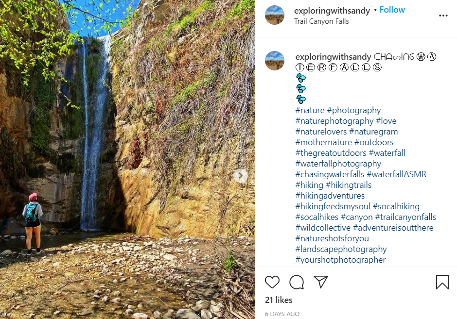 Trail Canyon Waterfall