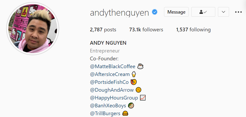 Andy Nguyen Instagram